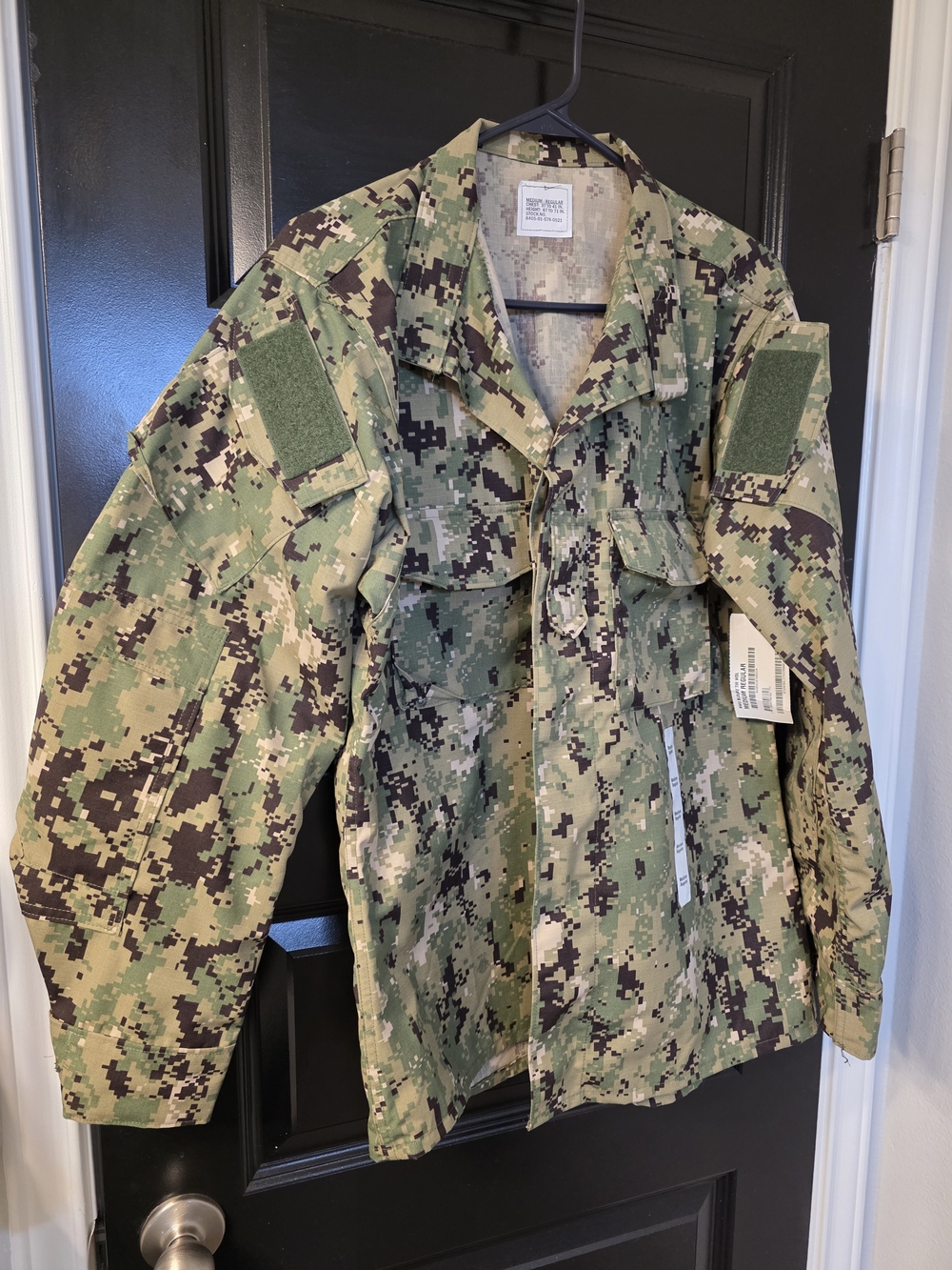 Digital Woodland Camo Utility Jacket - Green/Brown